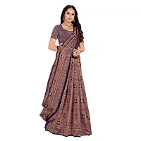 Beautiful Art Silk Jacquard Saree With Blouse Piece For Women-thumb1