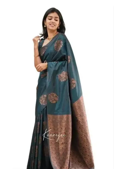 Elegant litchi silk sarees 