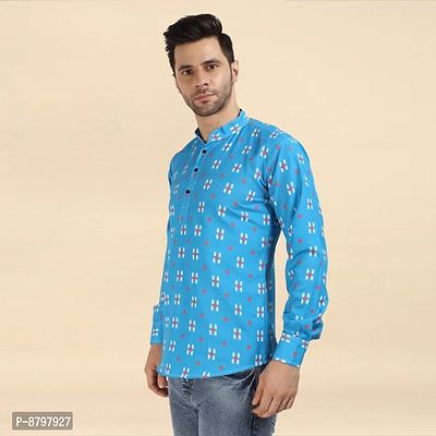 New Printed Cotton Kurta For men