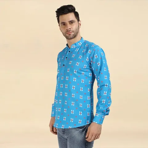 Man Casual Short Kurta for Men