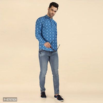 New Printed Cotton Kurta For men-thumb5