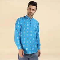 New Printed Cotton Kurta For men-thumb1