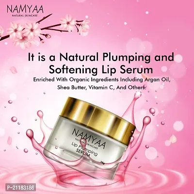 Namyaa Lip Plumping Serum- Plums, Smoothes  Swells Lips 15g For Plumper and Fuller Lips-thumb2