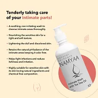 Namyaa Natural Intimate Wash With Tea Tree Oil | pH Balanced | Prevents Dryness, Bad Smell, Itching, Rashes  Irritation | Paraben Free | 300ml-thumb2