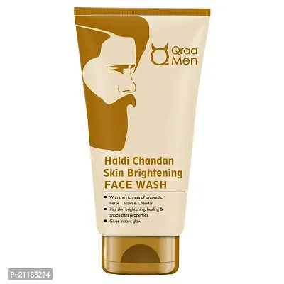 Qraa Haldi Chandan Skin Brightening/Lightening Face Wash For Oil/Acne/Pimple Control, 100 g