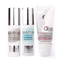 Namyaa Complete Intimate Care Set (Lightening Intimate Serum, 100 g with Intimate Wash, 100 g and Advanced Lacto Underarm Cream, 100 g)-thumb1