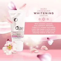 Qraa Advanced Lacto Dark Underarm Whitening Cream, 100g For even toned underarms - Paraben Free-thumb1