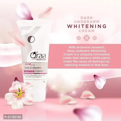 Qraa Advanced Lacto Dark Underarm Whitening Cream, 100g For even toned underarms - Paraben Free-thumb2