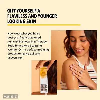 Namyaa Natural Science Body Toning/Sculpting Wonder Oil For Scars/Stretch Mark/Ageing/Uneven Skin Tone/Firming/Nourishment, 200 ml-thumb2