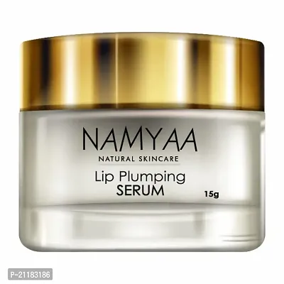 Namyaa Lip Plumping Serum- Plums, Smoothes  Swells Lips 15g For Plumper and Fuller Lips-thumb0