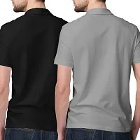 Mens Casual wear Polos open collar t shirts combo-thumb1