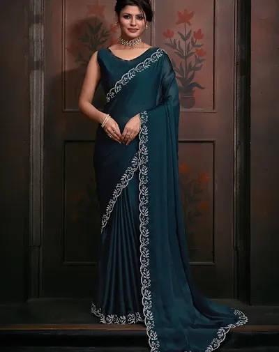 Must Have Chiffon Saree with Blouse piece 