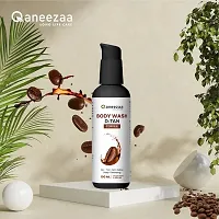 Qaneezaa Body Wash D-Tan Coffee, Skin Detox Deep Cleansing (100 Ml)-thumb1