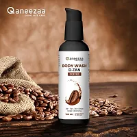 Qaneezaa Body Wash D-Tan Coffee, Skin Detox Deep Cleansing (100 Ml)-thumb2