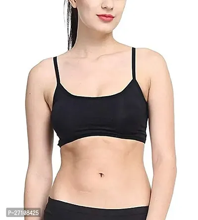 Stylish Multicoloured Cotton Solid Bralette For Women Pack Of 2
