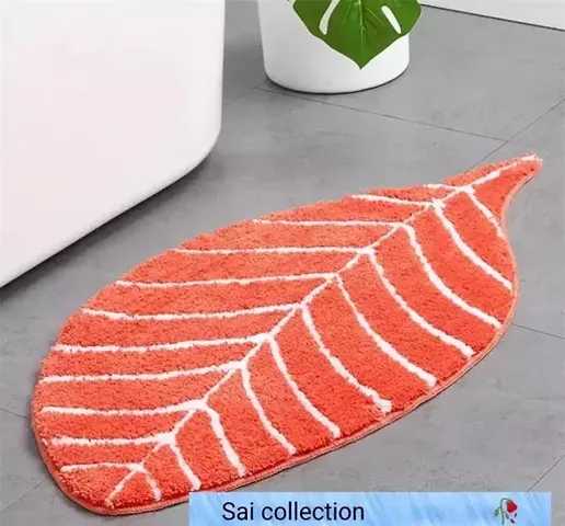 JAW Premium Microfibre Super Soft Shaggy Leaf Shape Door Mat Runner Rug Carpet with Size (2 Feet X 4 Feet)