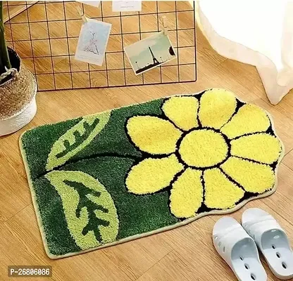 Floor Mat Leaf Shape Kitchen Carpet, Entrance Mat For The Bedside , Living Room Dust-proof Fluffy Rug* Doormat-thumb0
