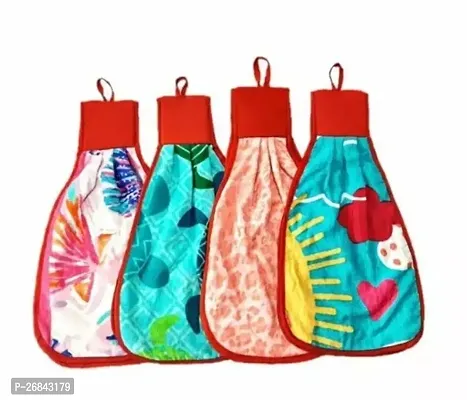 Hanging towels and wash basin towels PACK OF 4