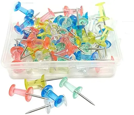 THUMB PUSH PIN PACK OF 50PC MULTICOLOR