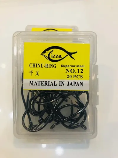 ACP FISHING CHINU HOOKS PACK OF 20 PC IN PACK SIZE NO 12 .