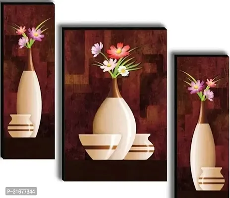 Classic Wall Painting For Living Room Home Decorative Pack Of 3-thumb0