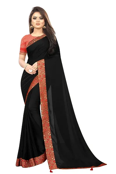 Classic Art Silk Saree with Blouse piece For Women