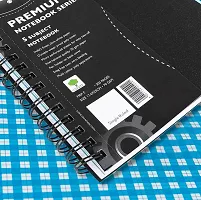 5 Subject Notebook | 70 gsm Paper | Single Ruled | Pages - 300 | Count - 1 | 14 x 21.6 CM | Spiral Binding | Perfect for School, Home  Office | Ideal for Profesionals  Students-thumb3