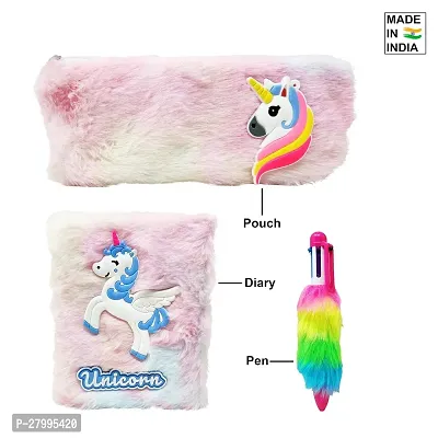 Unicorn Stationary Kit for Girls (Multicolor)