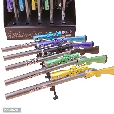 Kids Gun Pen For Boys Led Light Pack Of 2 Assorted Colors