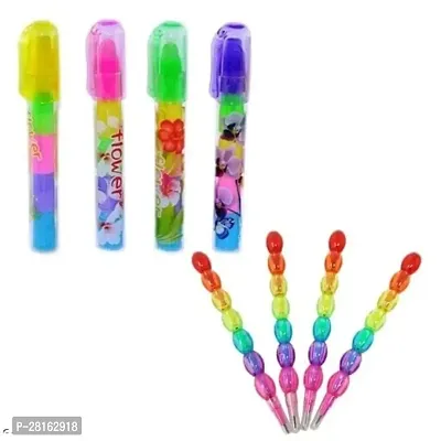 Pretty Dhakka Eraser With Moti Pencil Pack Of 8