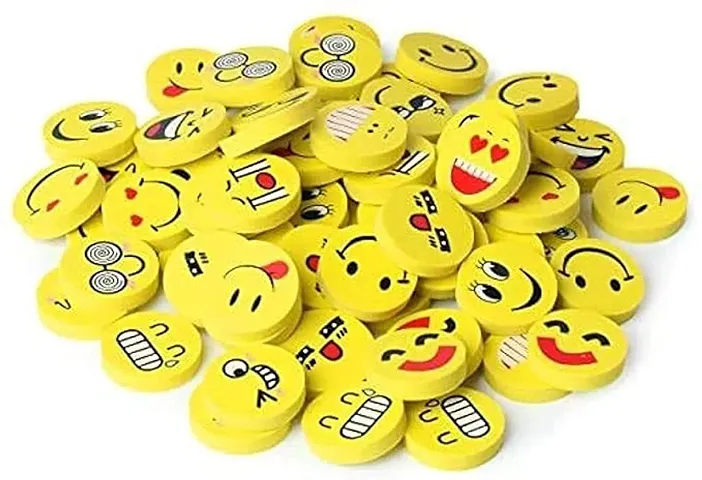 24 Piece Emoji Eraser for Kids