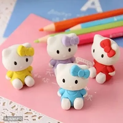 Cute Hello Kitty Erasers for Kids ( Pack of 6 )-thumb0