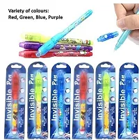 CAVIORS Store ( Pack of 6 ) Magic Pen with Uv Light For Kids and Adults Hidden Information | Written Fun Activities | Best Gift Item (Multicolor)-thumb1