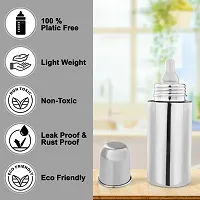 Pack of 1 Stainless Steel Feeding Bottle Joint Less 304 Grade No Joints BPA Free No Plastics New Born Baby/Toddlers/Infants for Drinks//Milk/Water-thumb4