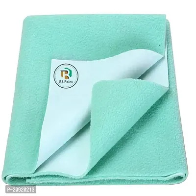 Baby Bed Protectors Mattress Protectors for New Born Children Bed Sheet Small Size 70 Cm x 50 cm Crib Mattress Water Proof Bed Dry Sheets for Kids Sea Green Color-thumb0