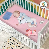New Born Baby Drysheet Urine Sheet for Bed Protect, Baby Dry Mats Waterproof, Baby Dry Mattress and Baby Accessories from New Born Baby Comb Medium Size 100x 70 Cm-thumb2