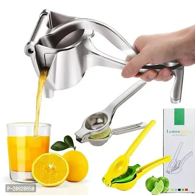 Efficient Manual Lemon Juice Extractor - Hand Pressed Lemon Squeezer and Citrus Juicer for Fast and Easy Juice Extraction, Durable and Heavy Duty Construction.-thumb2