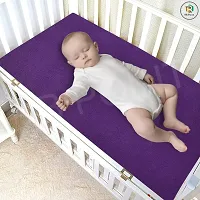Sleeping Mattress Protector Fine Quality Bed Mattress for Urine 100% Made of Cotton Skin Friendly Material Skin fine Fabric Washable Fabric Small Size 70cm x 50 cm for Childrens Pack of 2-thumb1