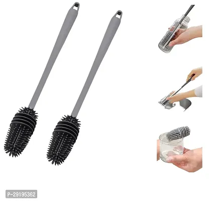 Silicone Bottle Cleaner Brush Pack Of 2-thumb0