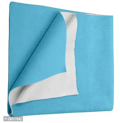 Baby Waterproof Rubber Sheet Quick Dry Bed Protector Waterproof Baby Cot Sheet (Medium (100cm x 70cm) 100% Reusable and antifungal-thumb0