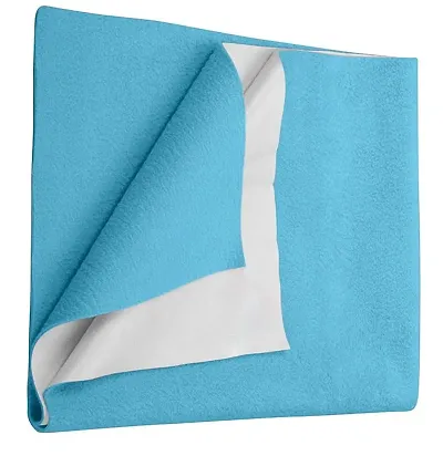 Baby Waterproof Rubber Sheet Quick Dry Bed Protector Waterproof Baby Cot Sheet (Medium (100cm x 70cm) 100% Reusable and antifungal
