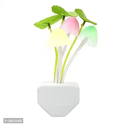 EVERYTHING IMPORTED Mushroom Lamp Automatic Sensor Light Multi-Color Changing Best Night Avatar LED Bulbs, Pack of 1-thumb0