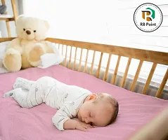 New Born Baby Urine Sheets Waterproof Bed Protector Baby Dry Sheet Medium Sheet 100 x 70 Cm-thumb2