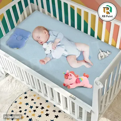 Light Weight Smooth and Soft Feeling Breathable Water Proof Mattress Pro for New Born Infants 100% Waterproof Soft and Comfy-thumb2