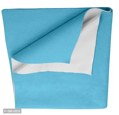 Combo Pack of 3 Baby Bed Protectors Mattress Protectors for New Born Children Bed Sheet Small Size 70cm x 50 cm Crib Mattress Water Proof Bed Dry Sheets for Kids-thumb3