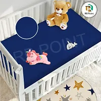 Fleece Extra Absorbent Quick Dry Sheet for Baby, Baby Bed Protector, Waterproof Baby Sheet Crib Sheet/Dry Sheet/Bed Protector/Baby Dry Sheet Combo of 2 Medium Size 100 x 70 CM-thumb1