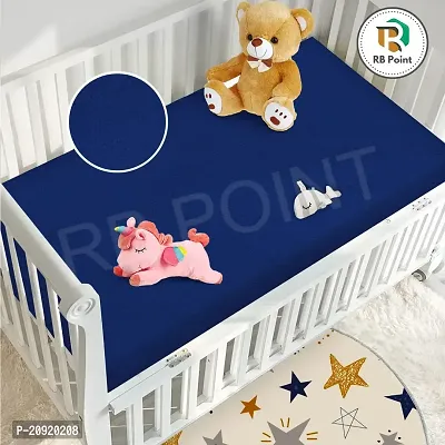 Fleece Extra Absorbent Quick Dry Sheet for Baby, Baby Bed Protector, Waterproof Baby Sheet Crib Sheet/Dry Sheet/Bed Protector/Baby Dry Sheet Combo of 2 Medium Size 100 x 70 CM-thumb2
