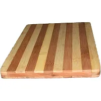 Small Bamboo Cutting Board for Kitchen | Wooden Chopping Block | Meat, Vegetables, Cheese  Charcuterie Board Handcrafted Wooden Vegetable Chopper-thumb2
