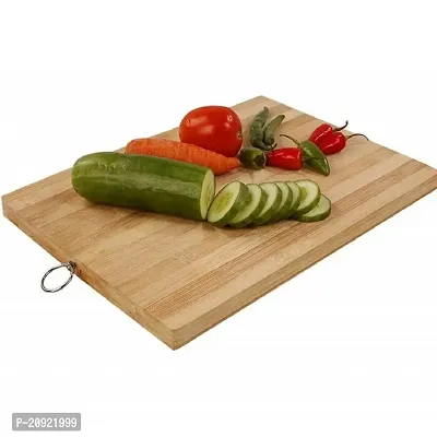 Small Bamboo Cutting Board for Kitchen | Wooden Chopping Block | Meat, Vegetables, Cheese  Charcuterie Board Handcrafted Wooden Vegetable Chopper-thumb0