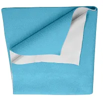 New Born Baby Dry Mats Waterproof Small Size 70cm x 50 cm, Baby Mattress Protector Skin Friendly Fabric Fast Urine Absorbent Pack of 3-thumb4